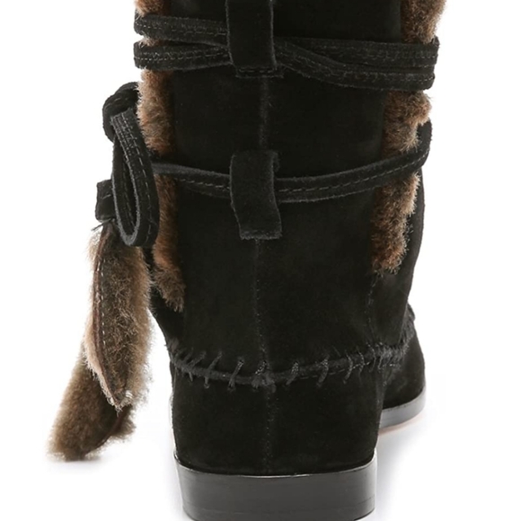 Cynthia Vincent Hustle Shearling Moccasin Boot - Picture 7 of 8